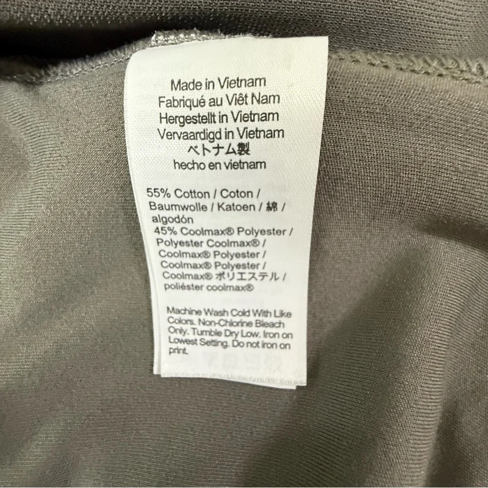 J. Crew Men's L  Gray Performance Quarter-Zip Sweater pullover sweatshirt active